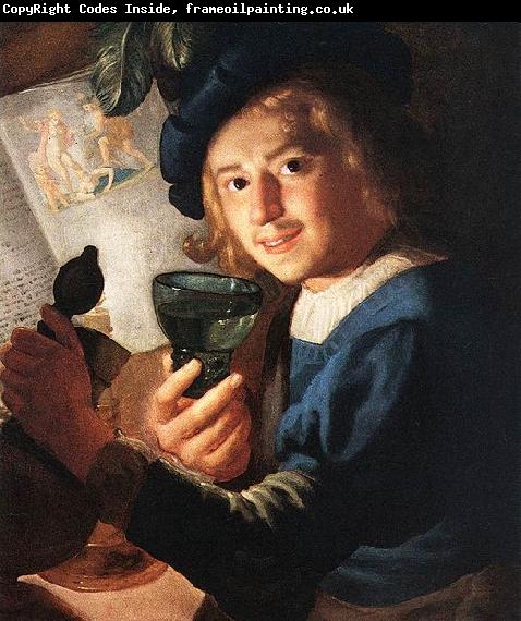 Gerard van Honthorst Young Drinker